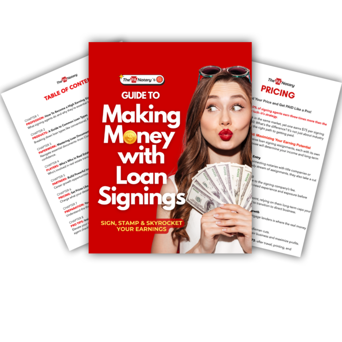 Make Money With Loan Signings ($97 Value) FREE